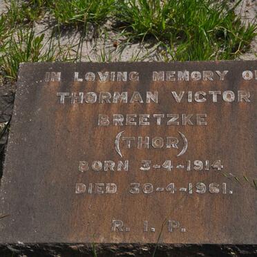 BREETZKE Thorman Victor 1914-1961