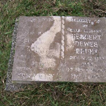 BRUNT ? -1983 :: BRUNT Herbert Dewes -19?