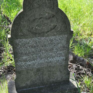 BRITTON Harry -1935 &amp; Rachel Elizabeth -1952