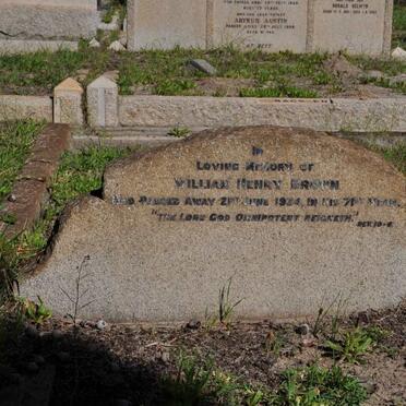 BROWN William Henry -1934