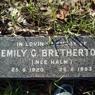 BRETHERTON Emily G. nee HALM 1920-1993