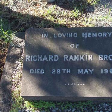 BROWN Richard Rankin -1960