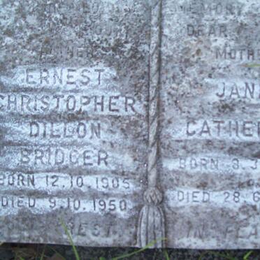 BRIDGER Ernest Christopher 1905-1950 &amp; Jane Catherine 1902-1970