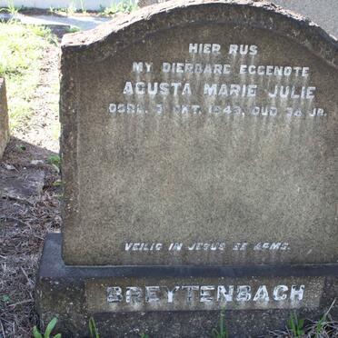 BREYTENBACH Agusta Marie Julie -1949