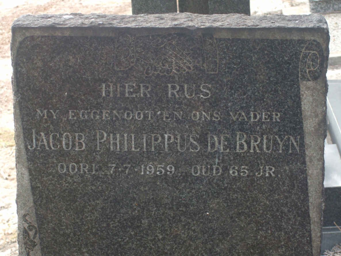 BRUYN Jacob Phillippus, de -1959