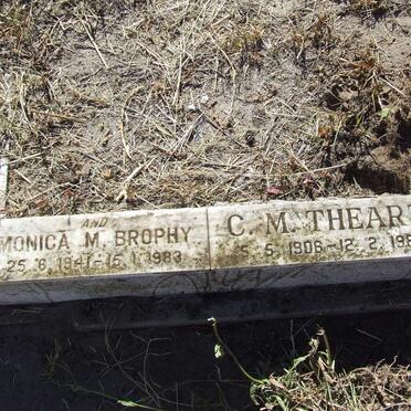 BROPHY Monica M. 1941-1983 :: THEART C.M. 1906-1981