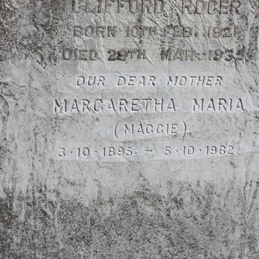 BRAND Margaretha Maria 1895-1982