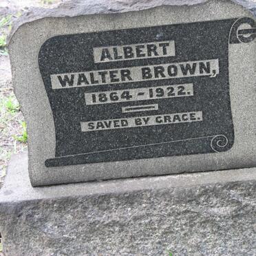 BROWN Albert Walter 1864-1922