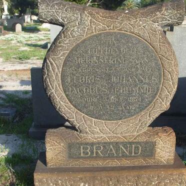 BRAND Floris Johannes Jacobus -1954