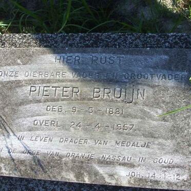 BRUUN Pieter 1881-1957