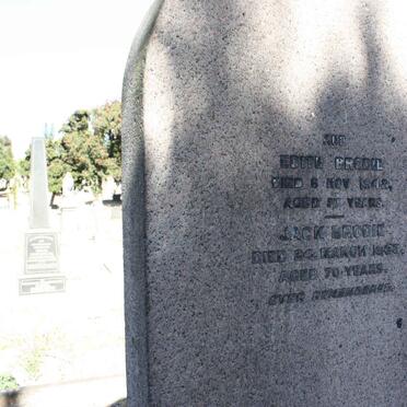 BRODIE Jack -1963 &amp; Edith -1948