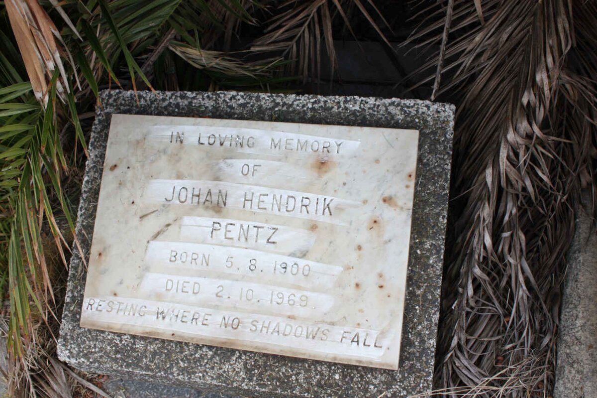 PENTZ Johan Hendrik 1900-1968