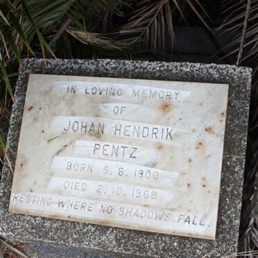PENTZ Johan Hendrik 1900-1968