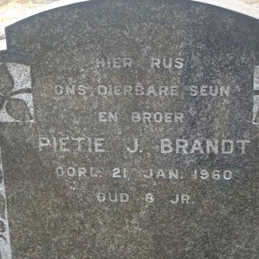 BRANDT Pietie J. -1960