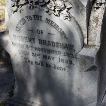 BRADSHAW Robert 1835-1893