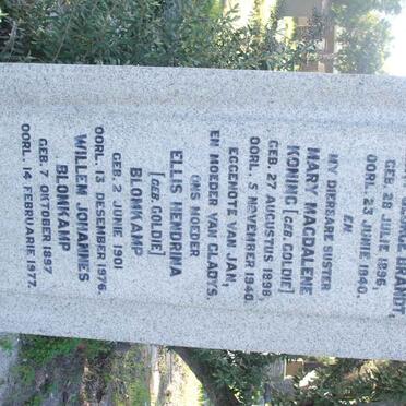 BRANDT :: KONING :: GOLDIE :: BLOMKAMP