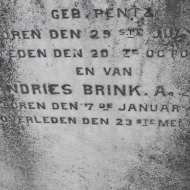 BRINK Andries 1822-1893
