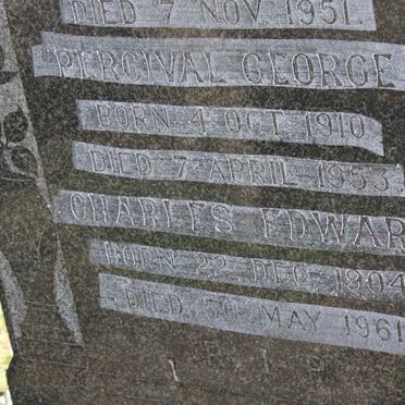 BRUYNS Arthur Norman 1906-1951 :: BRUYNS Percival George 1910-1953 :: BRUYNS Charles Edward 1904-1961 