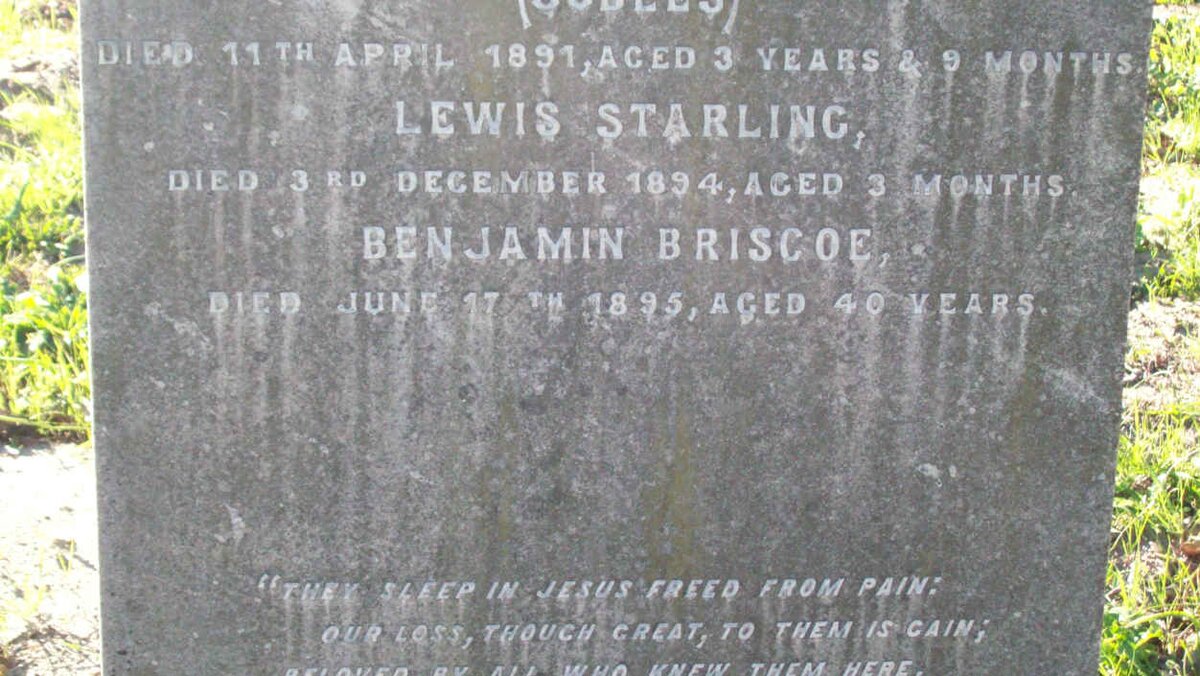 BRISCOE Lewis -1894 :: BRISCOE Benjamin -1895