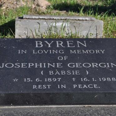 BYREN Josephine Georgina 1897-1988
