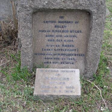 BYLES Milly 1881-1917 :: BYLES Mabel nee LITTLEWORT 1883-1949