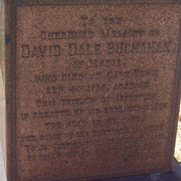 BUCHANAN David Dale -1874