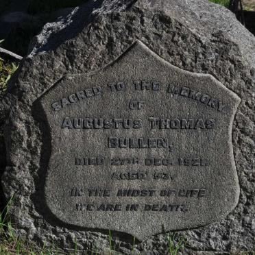 BULLEN Augustus Thomas -1921