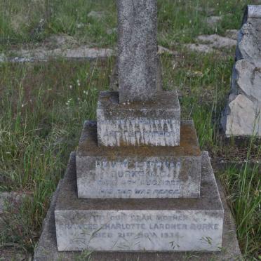 BURKE Henry, LARDNER -1927 &amp; Frances Charlotte -1935