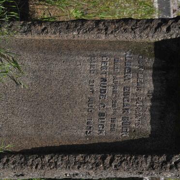 BUCK Albert Edgar -1928 &amp; Gertrude G. -1933