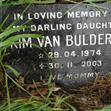 BULDEREN Kim, van 1974-2003