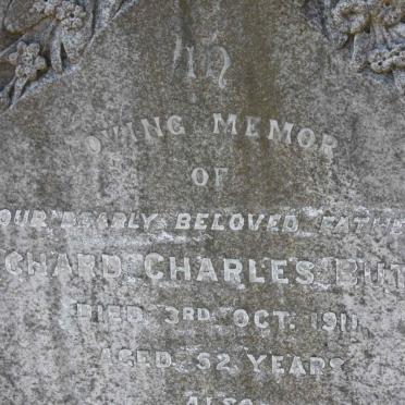 BUTLER Richard Charles -1911 &amp; Rosina Margreta VAN MAASTRECHT -1917 