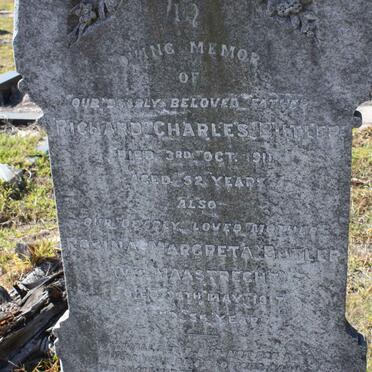 BUTLER Richard Charles -1911 &amp; Rosina Margreta VAN MAASTRECHT -1917