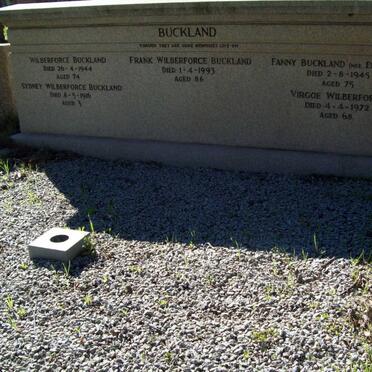 BUCKLAND Frank Wilberforce -1993 :: BUCKLAND Wilberforce -1944