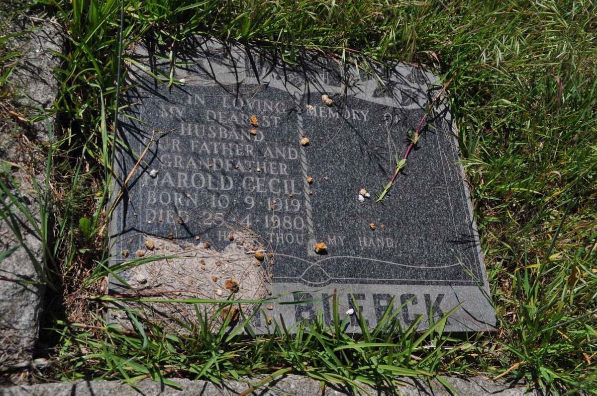 BLERCK Harold Cecil, van 1919-1980