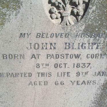 BLIGHT John 1837-1904 