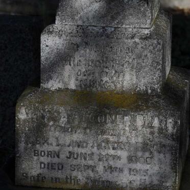 BLAIR Agnes Falconer 1909-1915