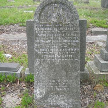 BLANCKENBERG Ian Herold Daniel 1866-1940 &amp; Petrunella Aletta 186?-1946