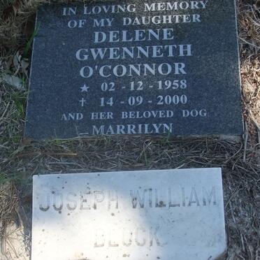 BLOCK Joseph William :: O'CONNOR Delene Gwenneth 1958-2000