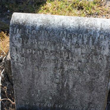 BLACKER Alfred -1951