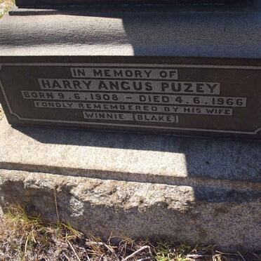 PUZEY Harry Angus 1908-1966