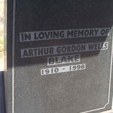 BLAKE Arthur Gordon Wells 1910-1996