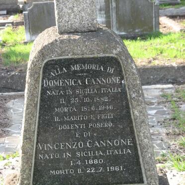CANNONE Vincenzo 1880-1961 &amp; Domenica 1882-1946