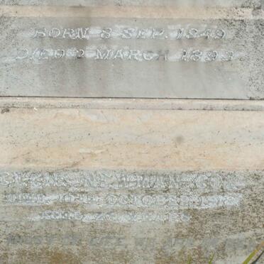 CARELSE Sarah Antonetta 1849-1893 :: COX ? Newman -191?