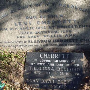 CHERRETT Levi 1859-1936 &amp; Eleanor Harriett 1873- :: CHERRETT Nellie Ann