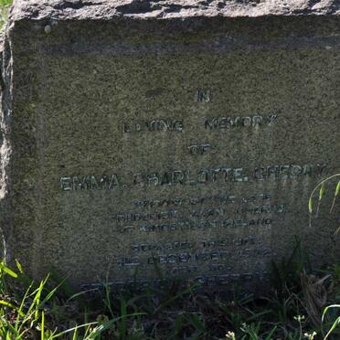 CHERRY Frederick &amp; Emma Charlotte -1922