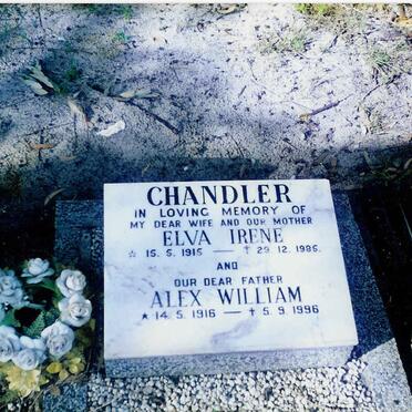 CHANDLER Alex William 1916-1996 &amp; Elva Irene 1915-1985