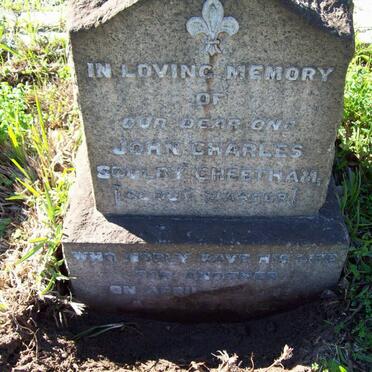 CHEETHAM John Charles Soulby -1939