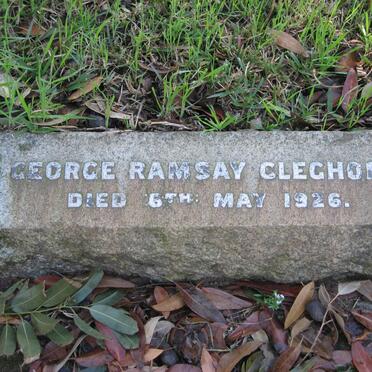 CLEGHORN George Ramsay -1926