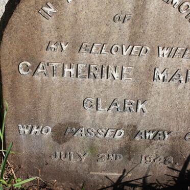 CLARK Catherine Maria -1948