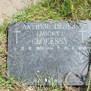 CLOHESSY Arthur Derek 1925-1990